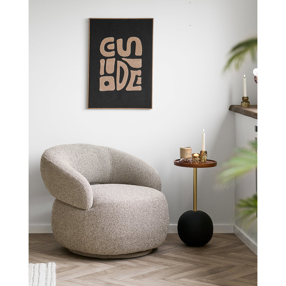 Kerzenhalter 3er-Set – Glas Rauchbraun – Ansicht 7