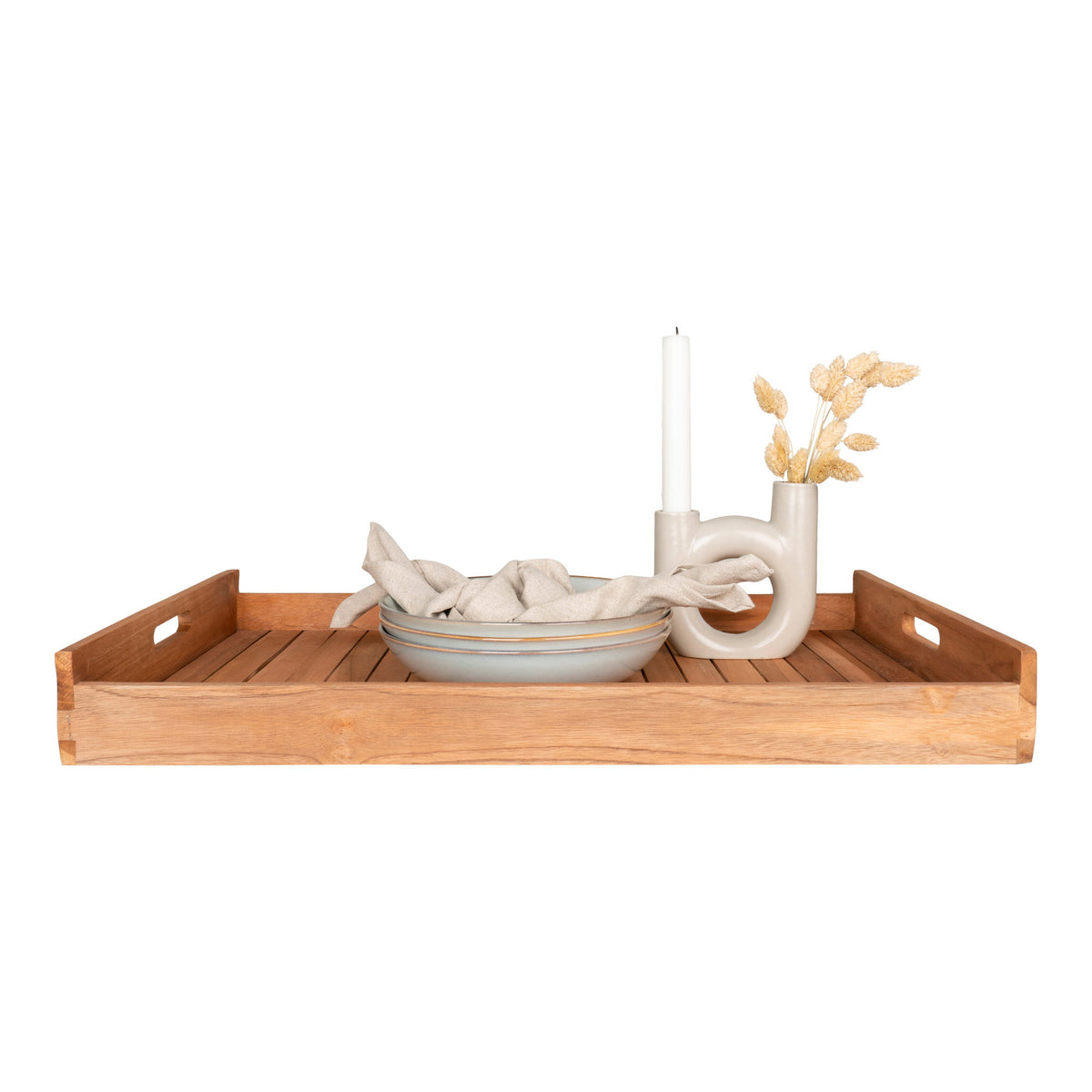 Vera Tablett – Teak Natur, 58 × 38 cm – Ansicht 2