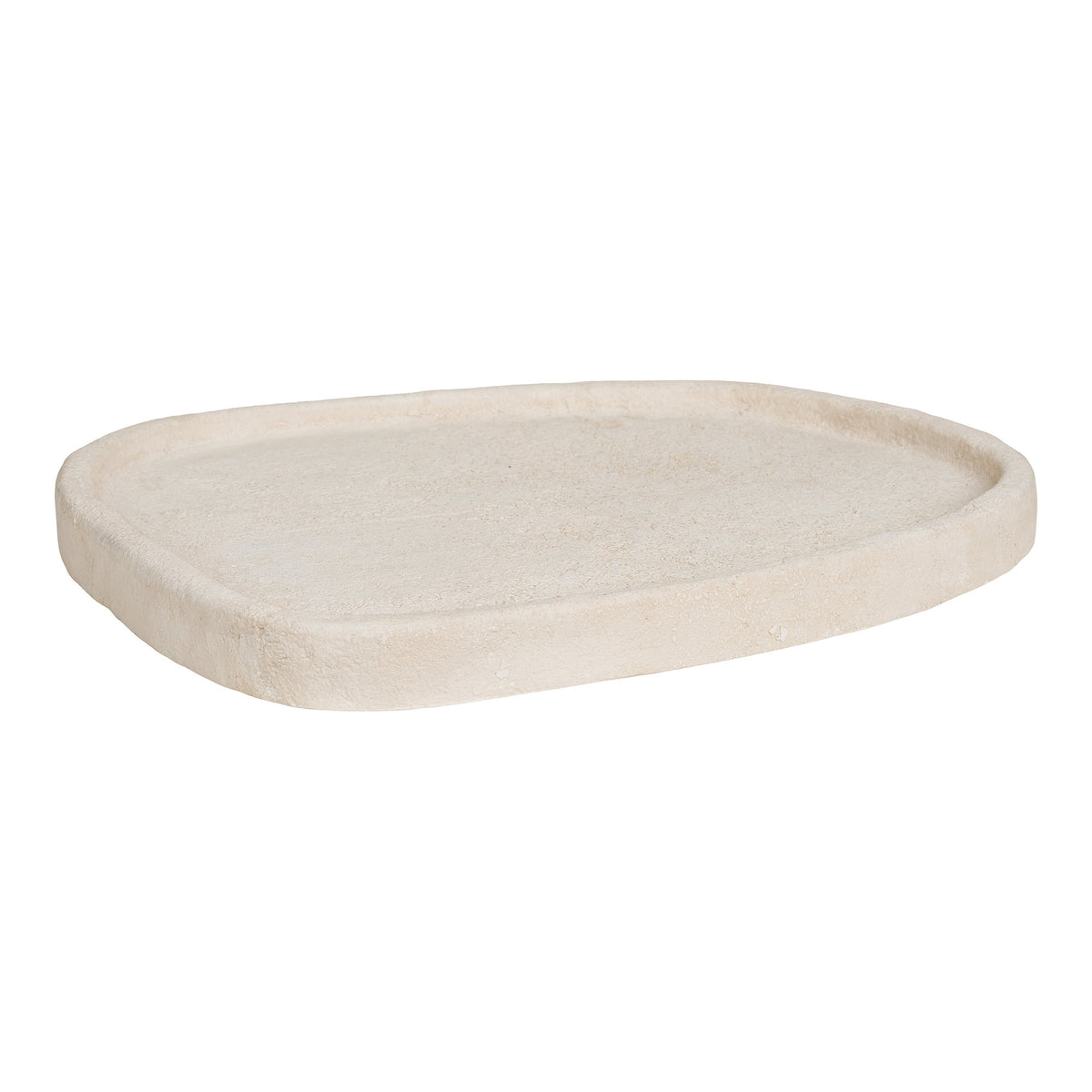 Tablett – Zement Beige, 35 × 30 × 2,5 cm – Ansicht 2