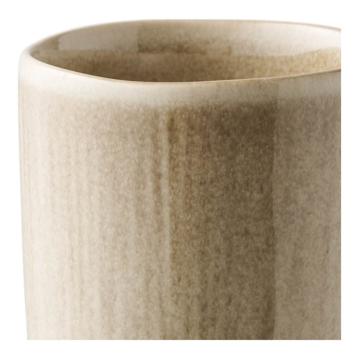 Nala Becher 4er-Set – Keramik Beige, ø 8 × 9,5 cm – Ansicht 2