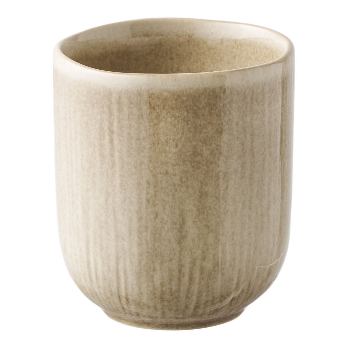 Nala Becher 4er-Set – Keramik Beige, ø 8 × 9,5 cm von Luiva Living