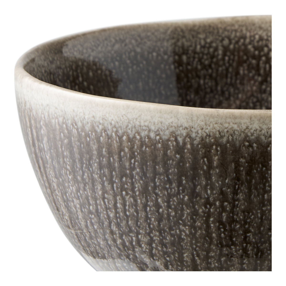 Nala Schale 4er-Set – Keramik Grau, ø 14,5 × 7 cm – Ansicht 2