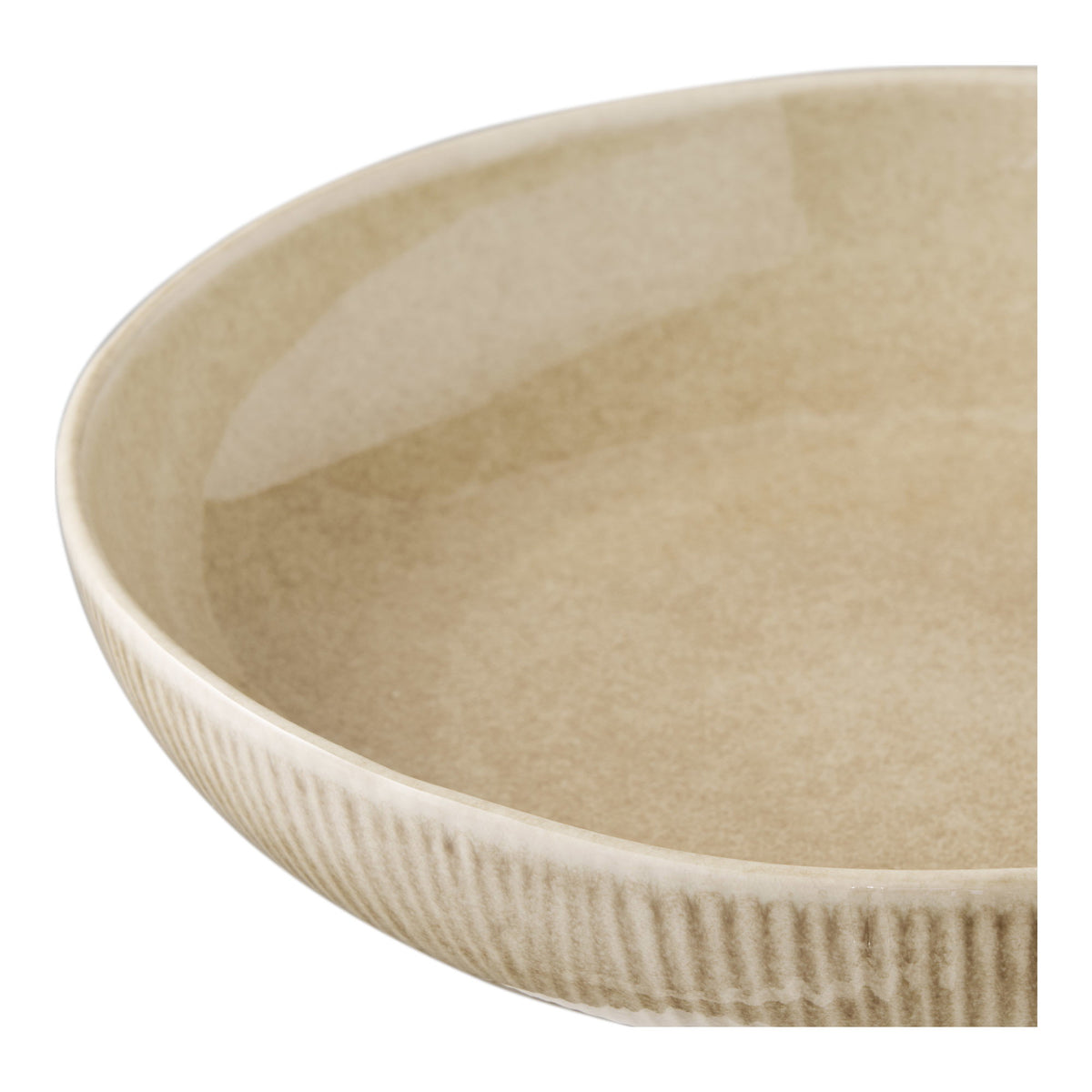 Nala Servierschale – Keramik Beige, ø 27 × 5,8 cm – Ansicht 4