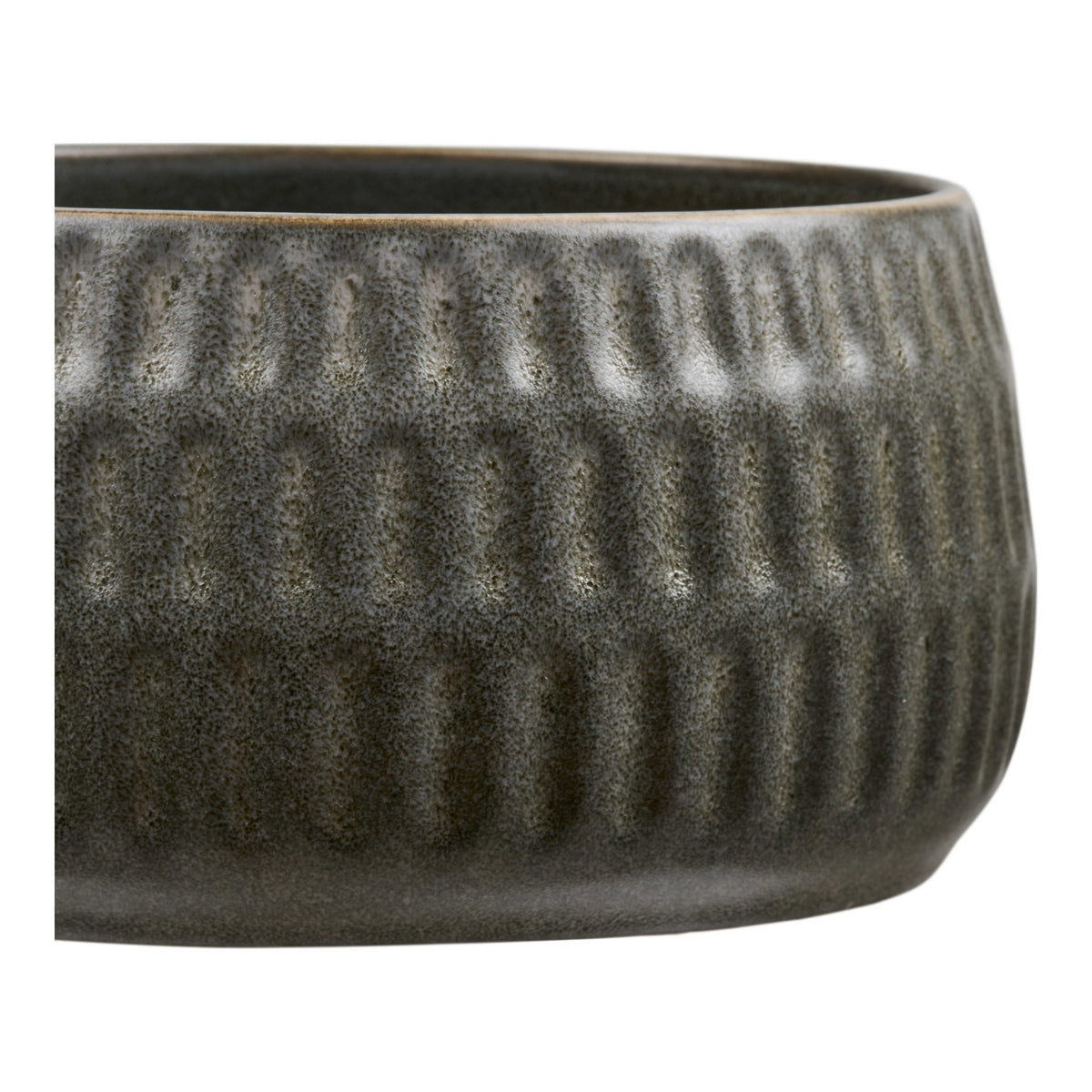 Jara Schale 2er-Set – Keramik Moosgrau, ø 14 × 7,5 cm – Ansicht 2