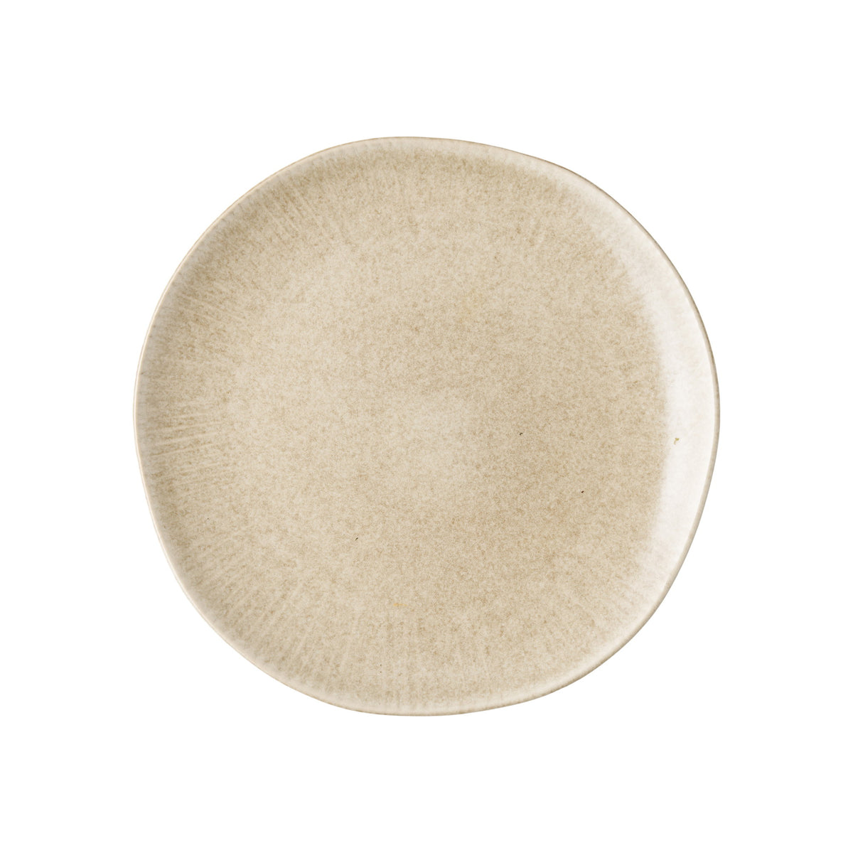 Nala Frühstücksteller 4er-Set – Keramik Beige, ø 21 cm – Ansicht 2
