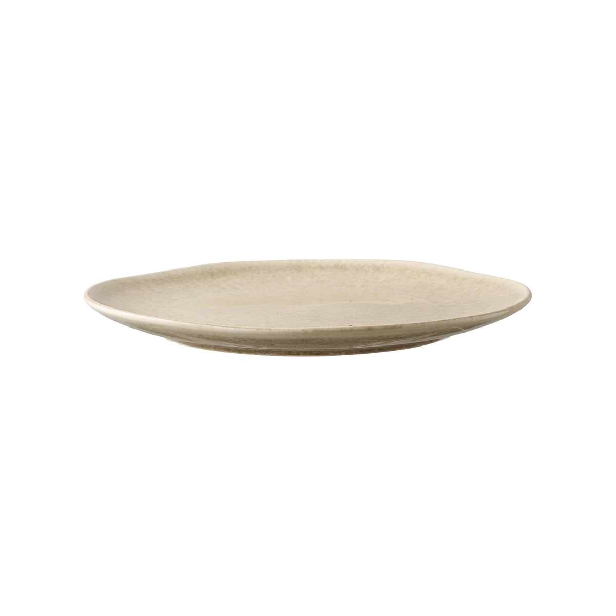 Nala Frühstücksteller 4er-Set – Keramik Beige, ø 21 cm von Luiva Living
