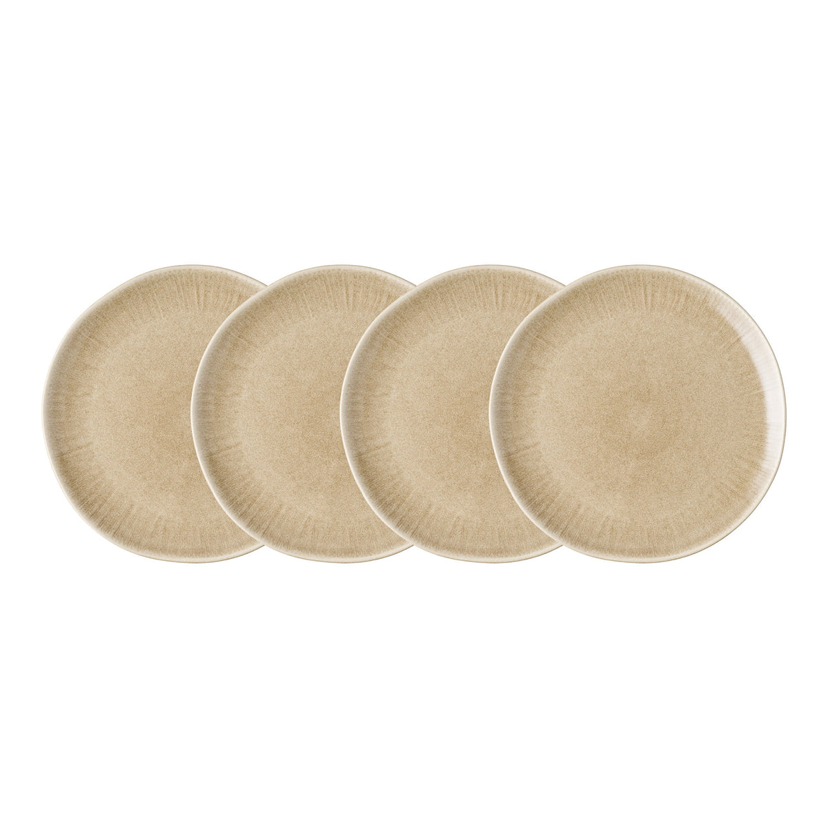 Nala Speiseteller 4er-Set – Keramik Beige, ø 27 cm – Ansicht 4