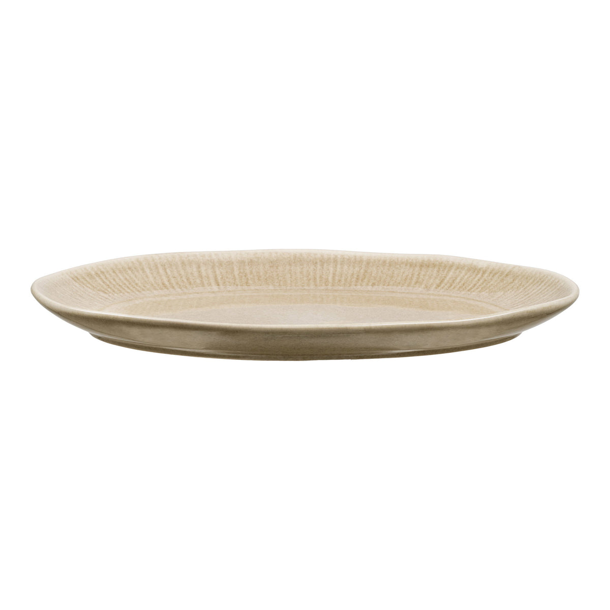 Nala Servierplatte – Keramik Beige, 30 × 21,5 × 2,8 cm – Ansicht 2