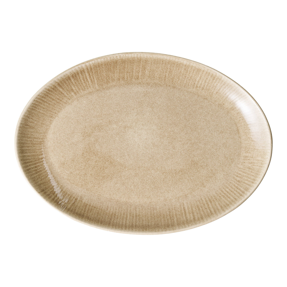 Nala Servierplatte – Keramik Beige, 30 × 21,5 × 2,8 cm – Ansicht 4