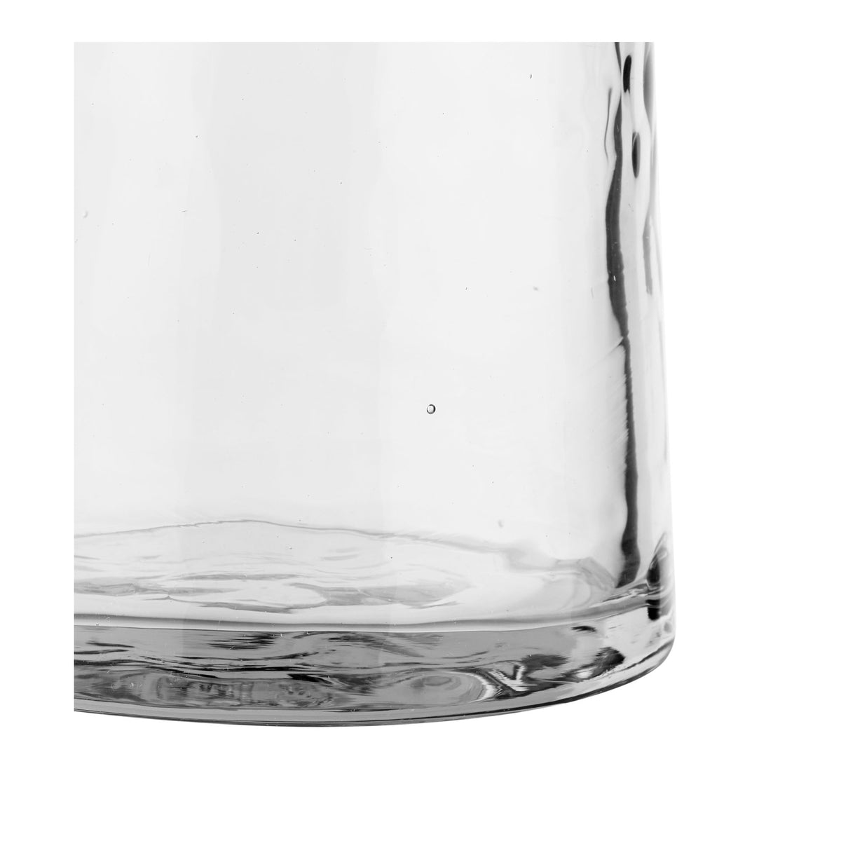 Calle Karaffe in Hammerschlag-Optik – Glas Klar, ø 10 × 30,5 cm – Ansicht 3