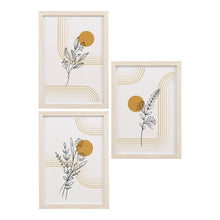 Olli Bilderrahmen 3er-Set – MDF/Glas Natur, 30 × 21 × 1,5 cm · Variante 2 von Luiva Living