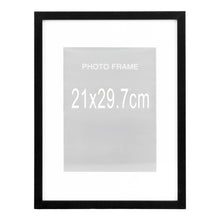 Alf Bilderrahmen 5er-Set – MDF/Glas Schwarz, 21 × 29,7 cm von Luiva Living