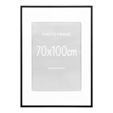 Alf Bilderrahmen 5er-Set – MDF/Glas Schwarz, 70 × 100 cm von Luiva Living