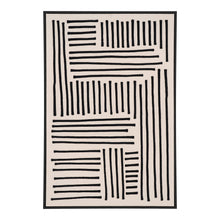 August Nr. 1 Leinwandbild – Schwarz/Beige, 60 × 90 cm von Luiva Living