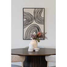 August Nr. 2 Leinwandbild – Schwarz/Beige, 60 × 90 cm – Ansicht 4