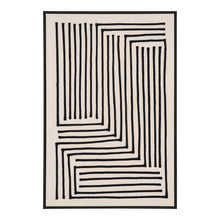 August Nr. 3 Leinwandbild – Schwarz/Beige, 60 × 90 cm von Luiva Living