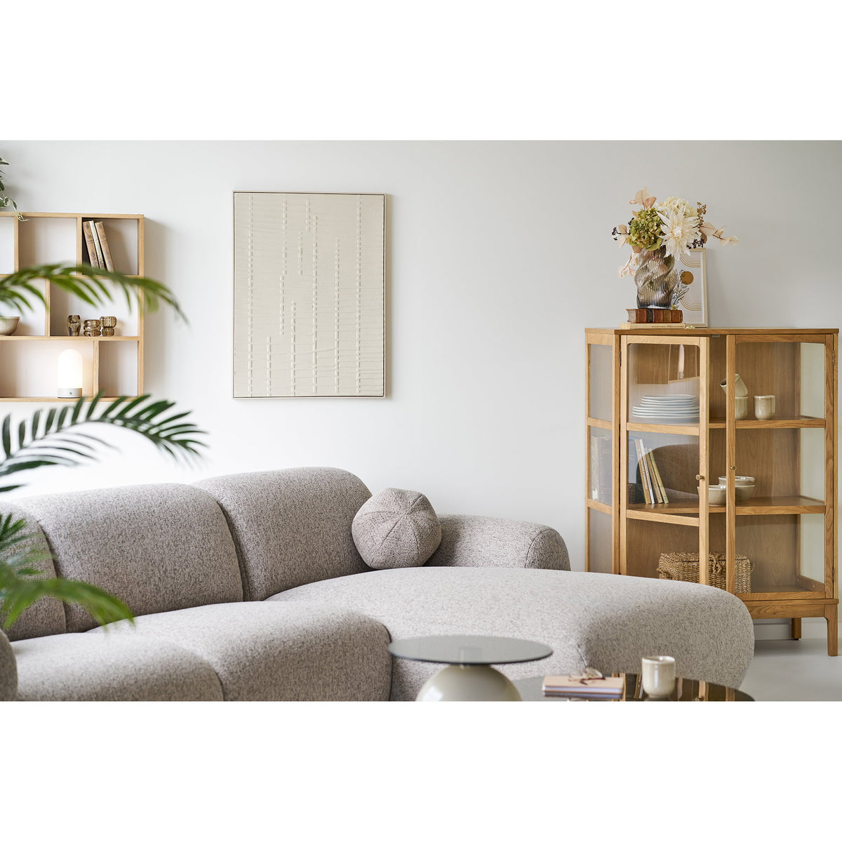 Bjorn Relief-Wandbild – Beige, 60 × 80 cm – Ansicht 4