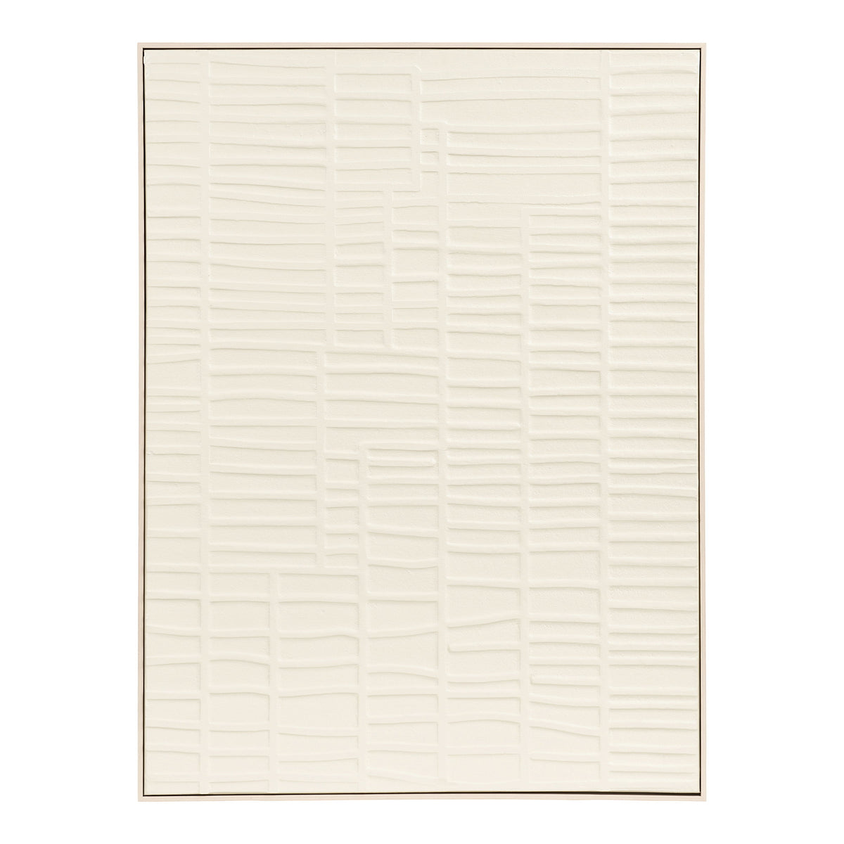 Bjorn Relief-Wandbild – Beige, 60 × 80 cm von Luiva Living