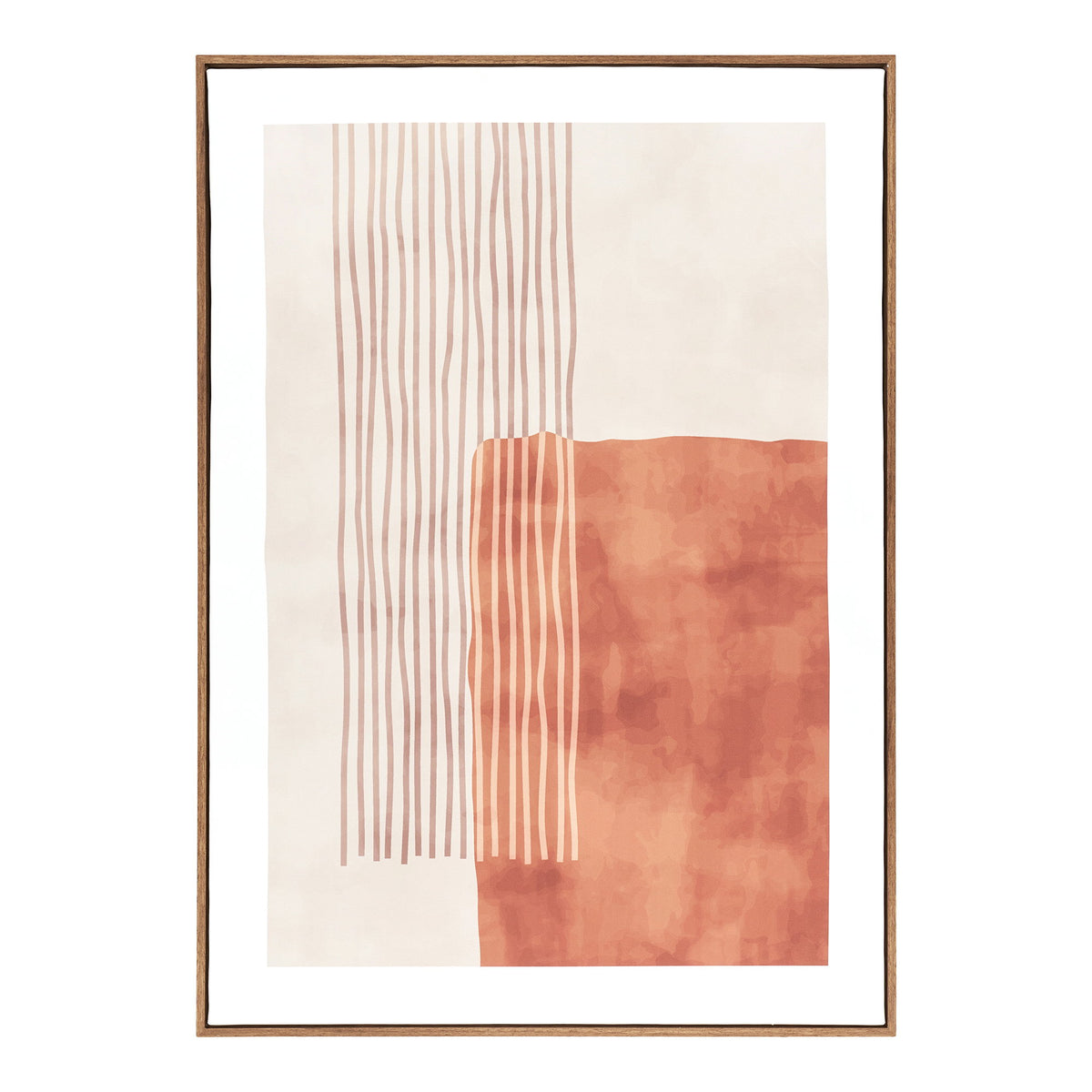 Freya Nr. 1 Leinwandbild – Beige/Braun, 50 × 70 cm von Luiva Living