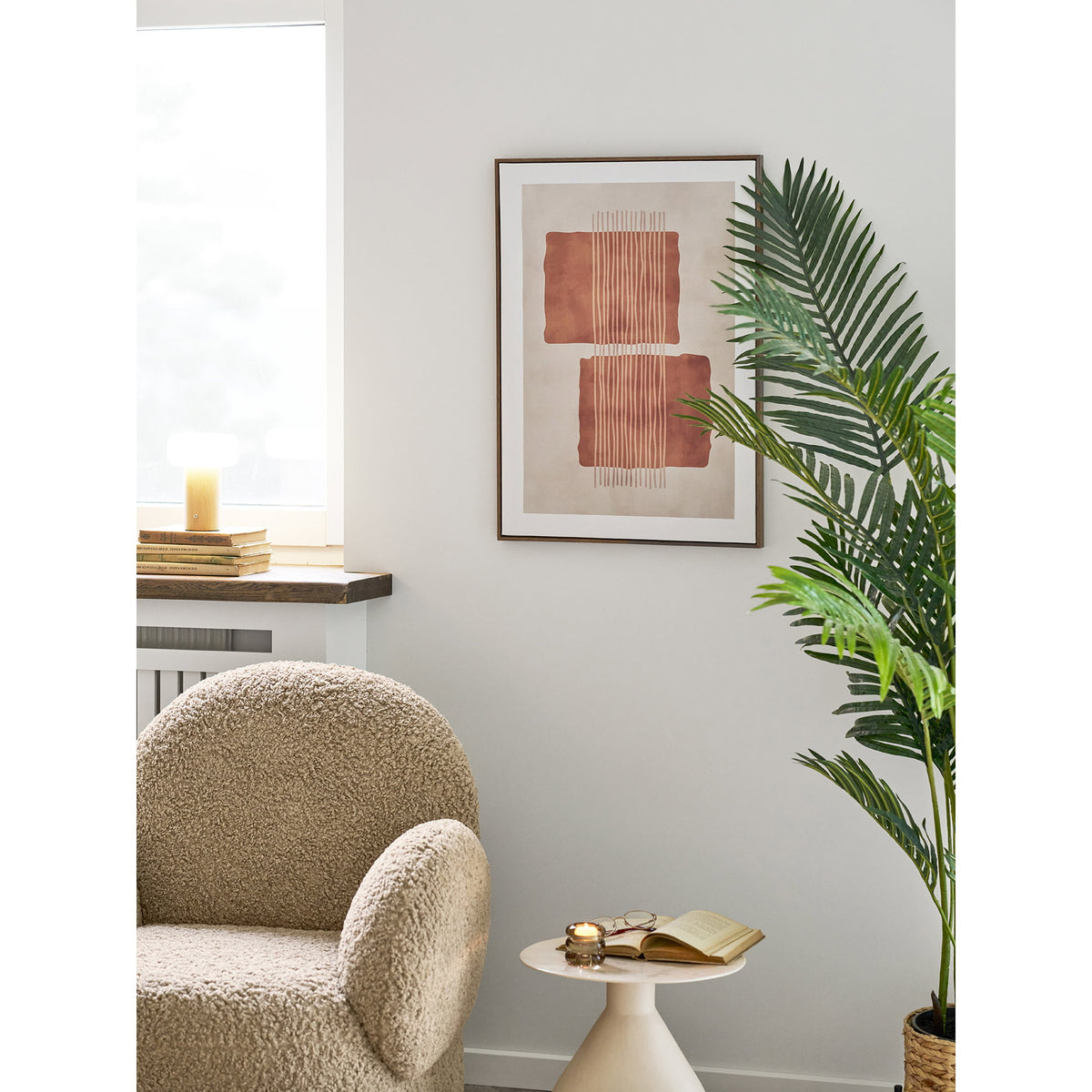 Freya Nr. 2 Leinwandbild – Beige/Braun, 50 × 70 cm – Ansicht 3
