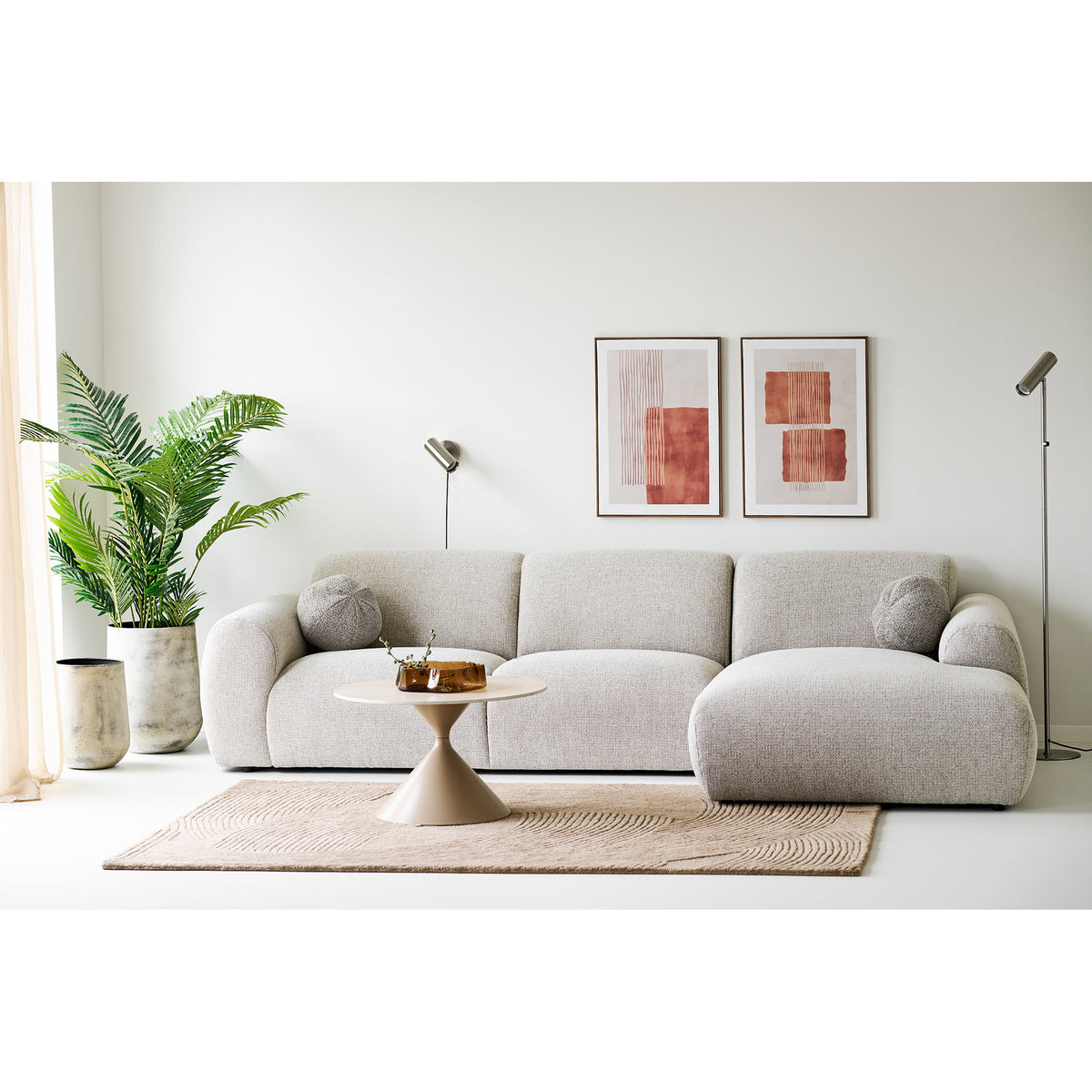 Freya Nr. 2 Leinwandbild – Beige/Braun, 50 × 70 cm – Ansicht 5