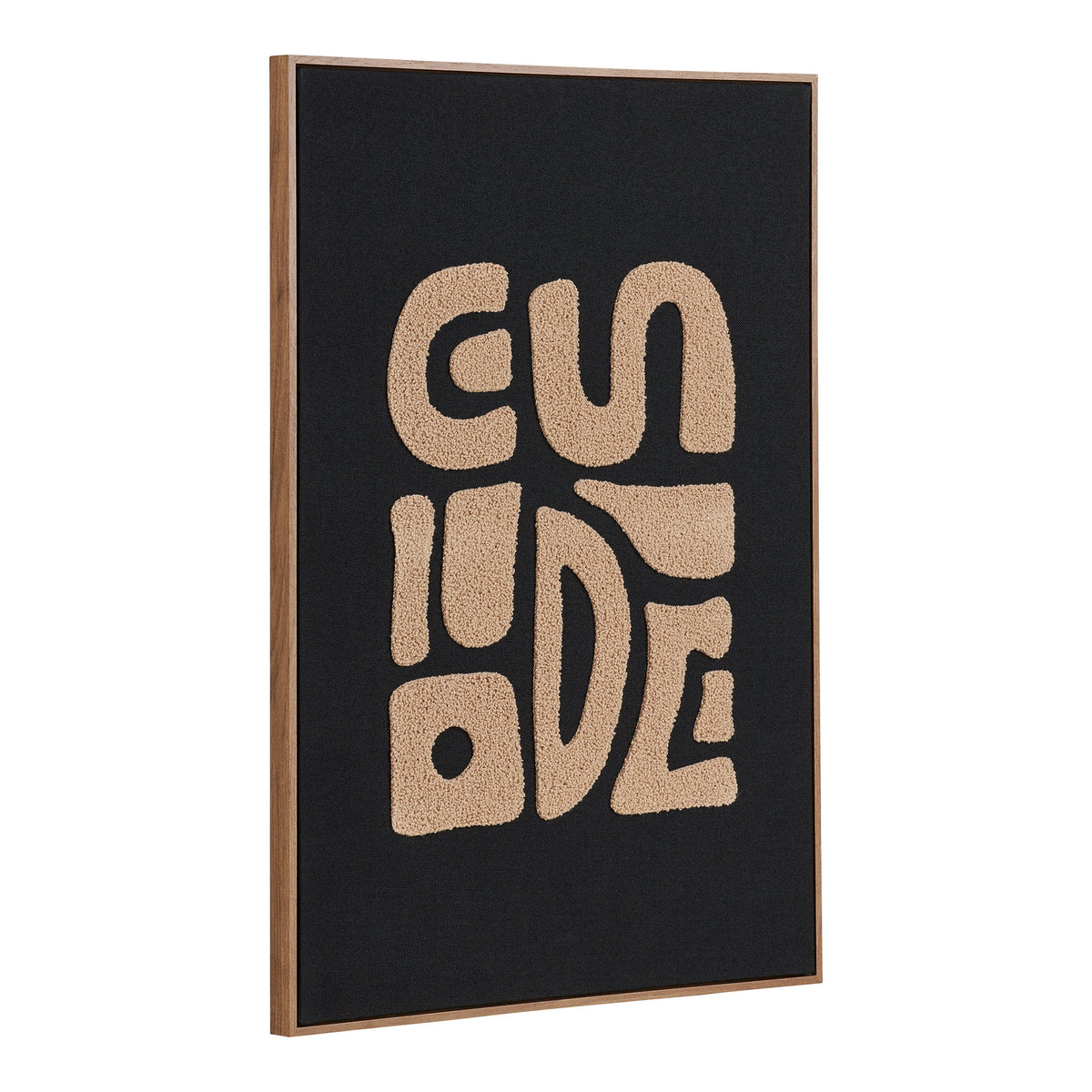 Imke Wandbild – Getuftet Beige/Schwarz, 50 × 70 cm – Ansicht 2