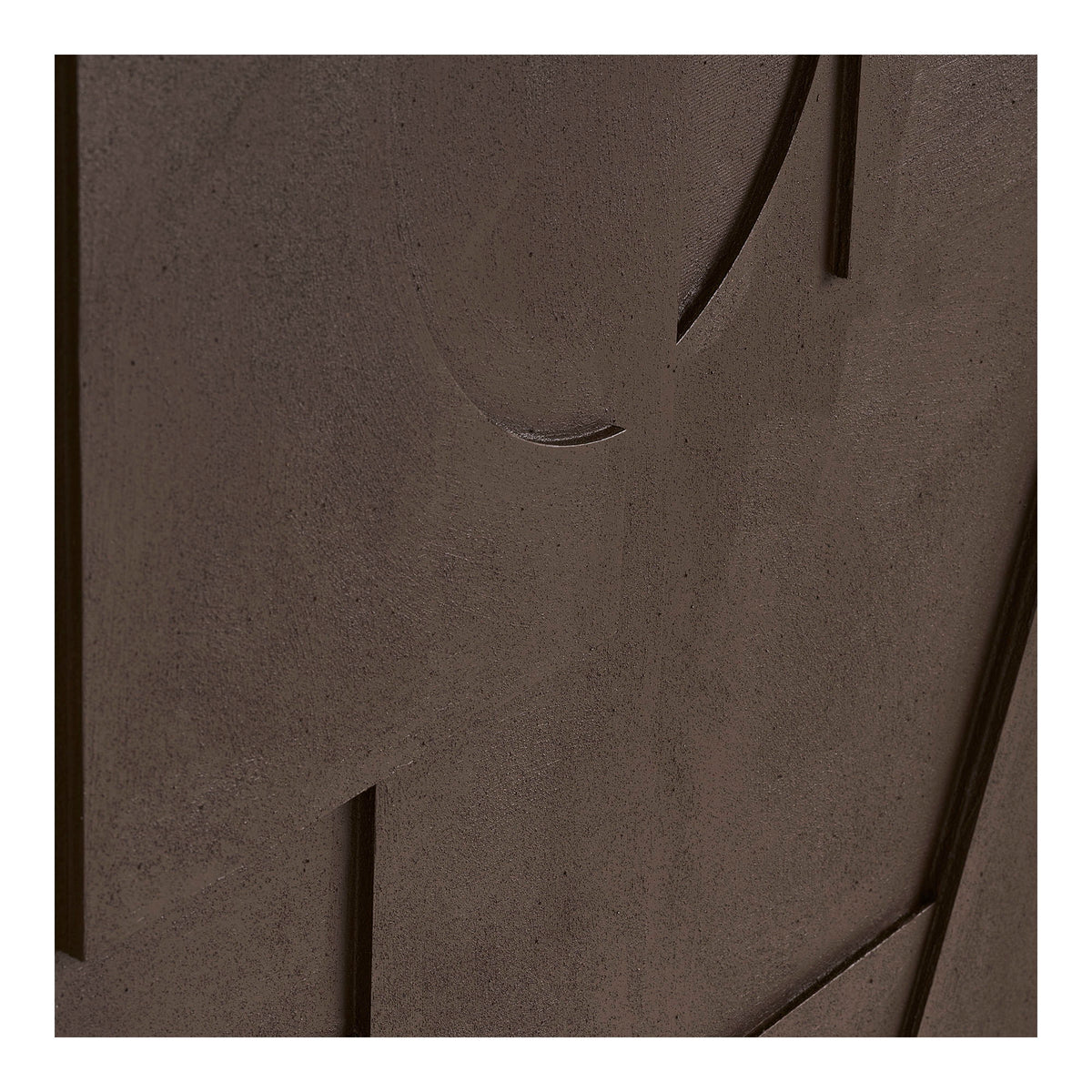 Theo Nr. 1 Relief-Wandbild – Braun, 60 × 90 cm – Ansicht 3