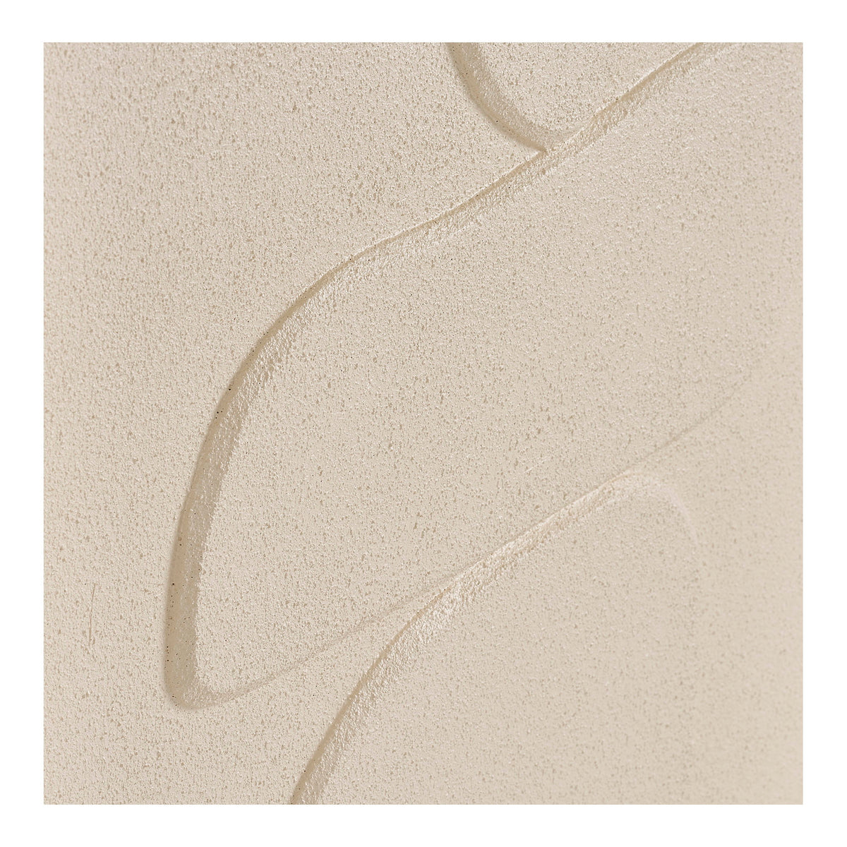 Lukas Nr. 1 Relief-Wandbild – Beige, 60 × 120 cm – Ansicht 3