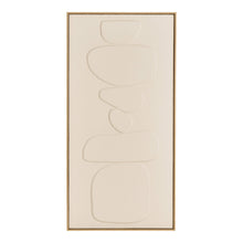 Lukas Nr. 1 Relief-Wandbild – Beige, 60 × 120 cm von Luiva Living