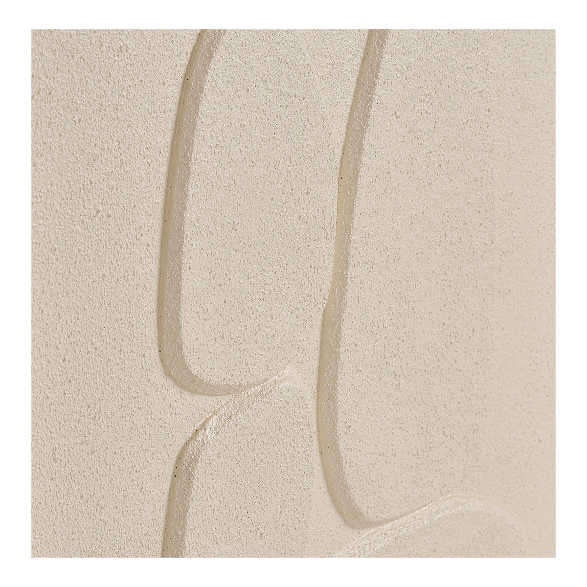 Lukas Nr. 2 Relief-Wandbild – Beige, 60 × 120 cm – Ansicht 3