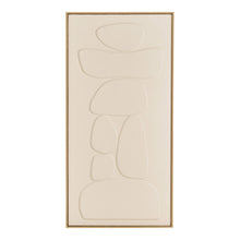 Lukas Nr. 2 Relief-Wandbild – Beige, 60 × 120 cm von Luiva Living