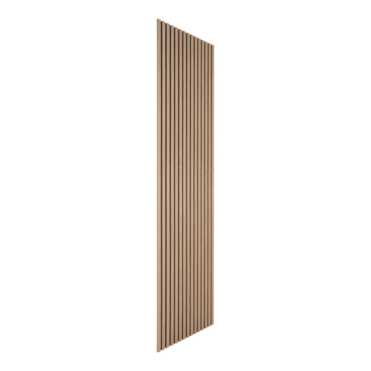 Akustikpaneel 2er-Set – Holzfurnier Eichenoptik Natur, 240 × 60 × 2,2 cm – Ansicht 2