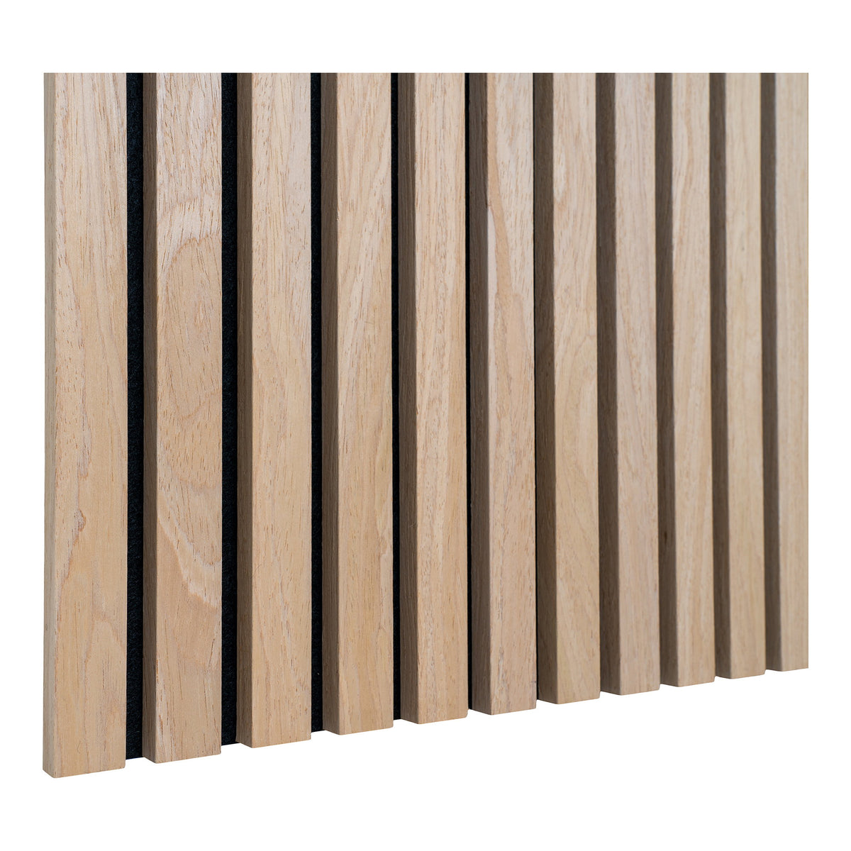 Akustikpaneel 2er-Set – Holzfurnier Eichenoptik Natur, 240 × 60 × 2,2 cm – Ansicht 4