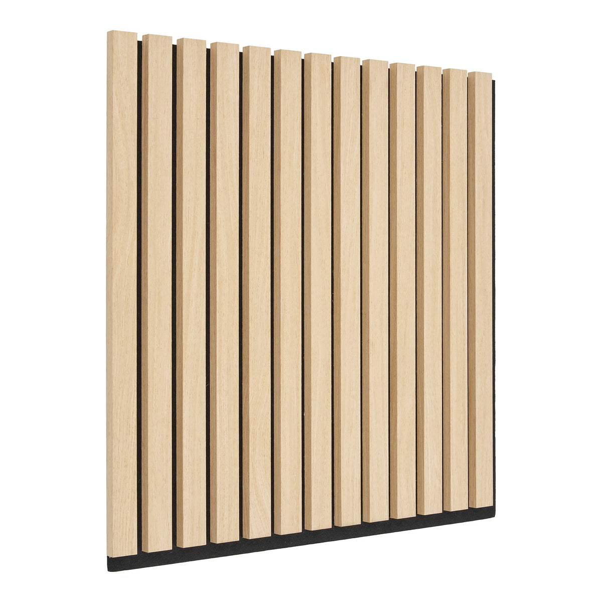 Akustikpaneel 2er-Set – Holzfurnier Eichenoptik Natur, 52 × 52 × 2,2 cm – Ansicht 2