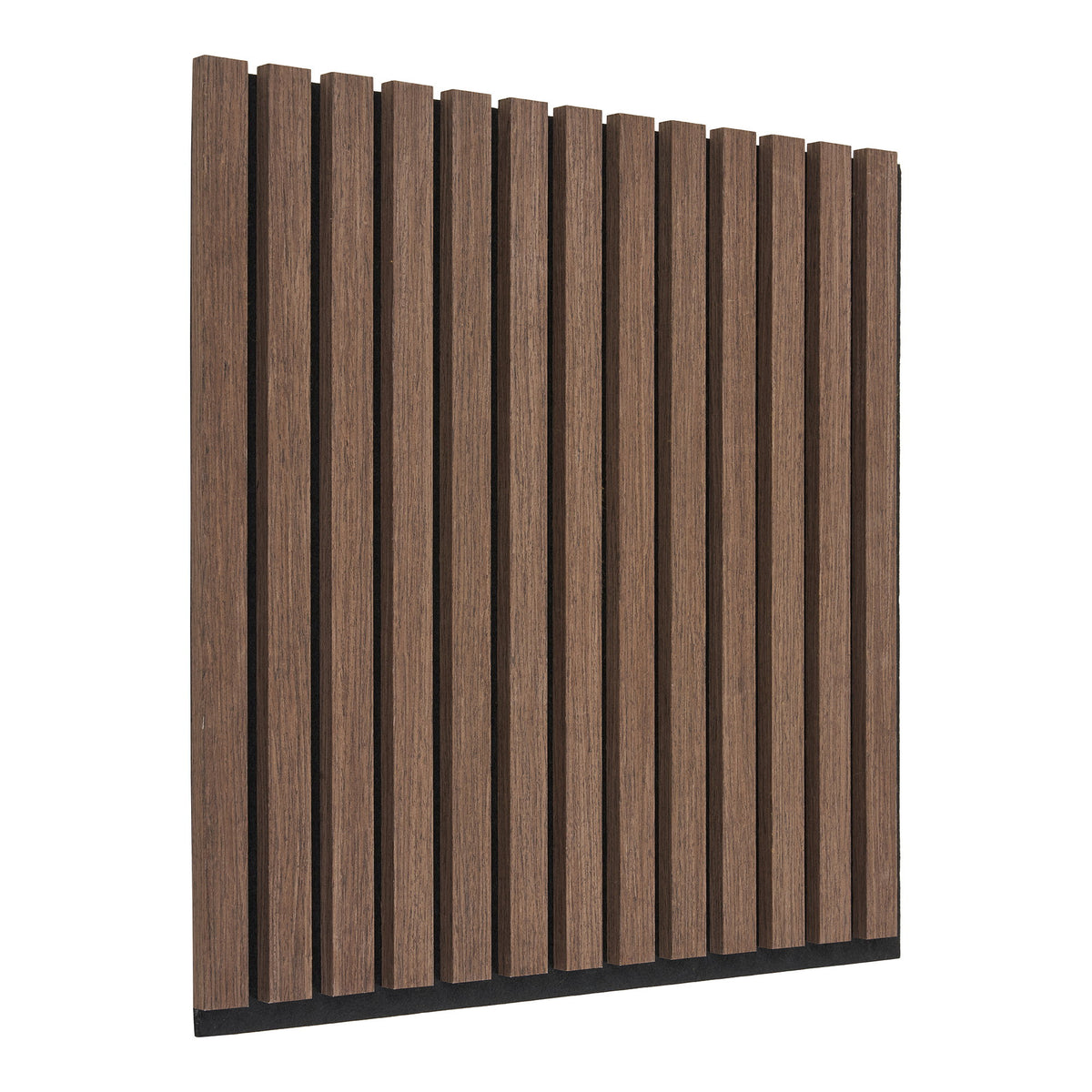 Akustikpaneel 2er-Set – Holzfurnier Walnussoptik, 52 × 52 × 2,2 cm – Ansicht 2