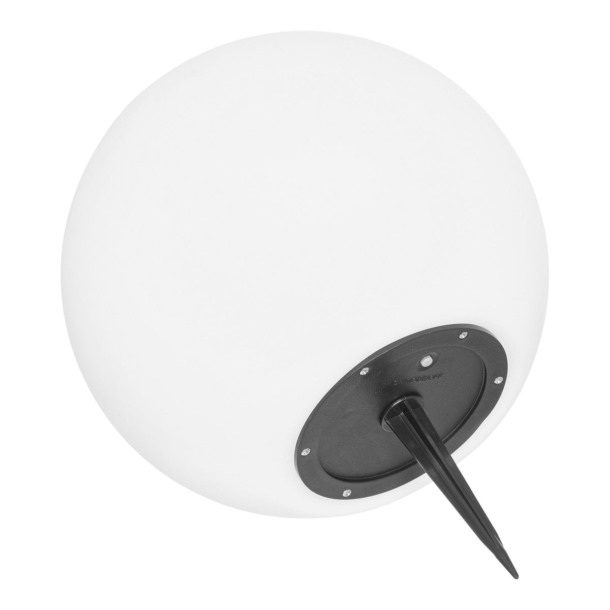 Carolin LED-Solarleuchte, akkubetrieben – Weiß, ø 25 cm von Luiva Living