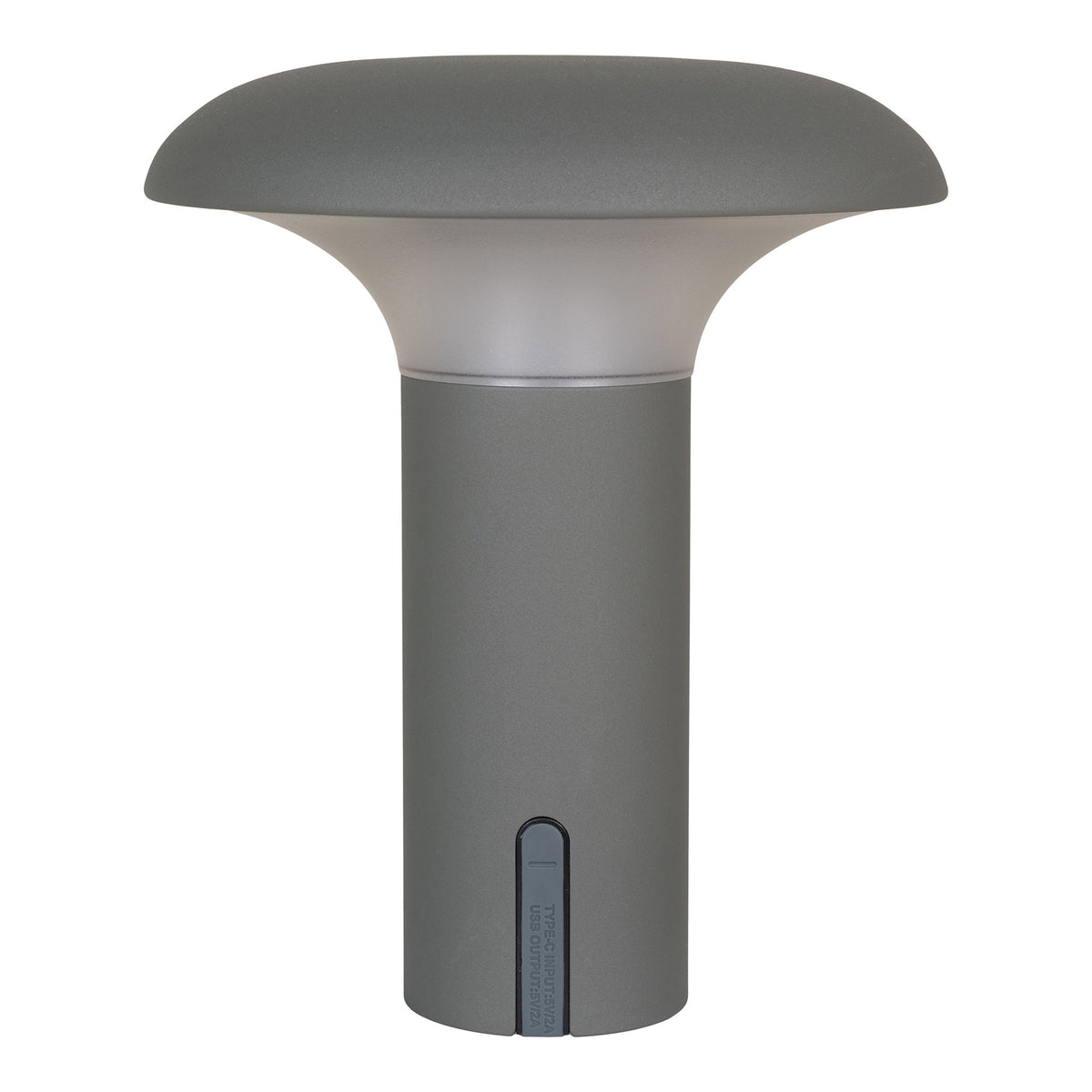 Claes LED-Leuchte, akkubetrieben – Grau – Ansicht 3