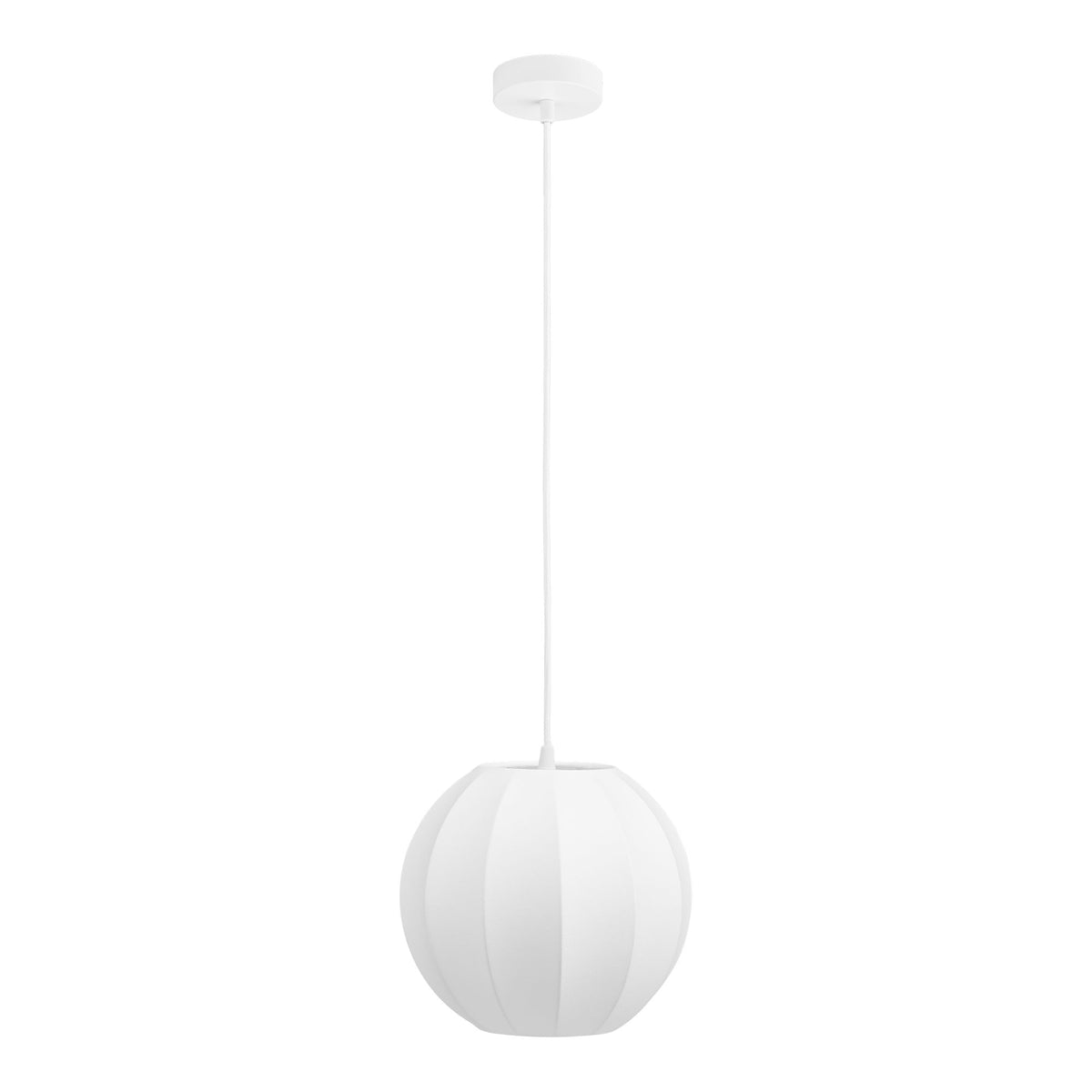 Edvin Pendelleuchte – Weiß, ø 25 cm · Variante 1 von Luiva Living