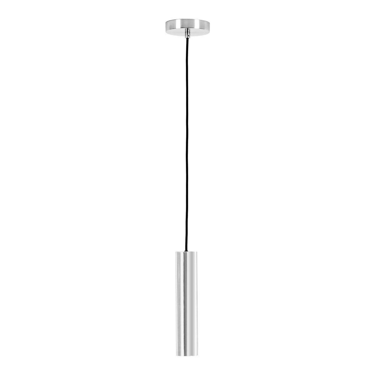 Ilona Pendelleuchte – Metall Silber, ø 6 cm von Luiva Living