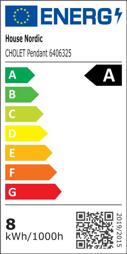 Juli LED-Pendelleuchte – Stahl/Glas Schwarz/Klar – Ansicht 3