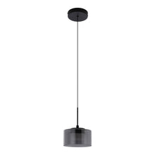 Juli LED-Pendelleuchte – Stahl/Glas Schwarz/Klar von Luiva Living