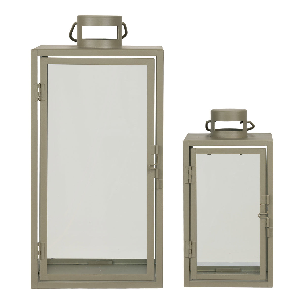 Elmar Laterne 2er-Set – Metall/Glas Grün – Ansicht 4