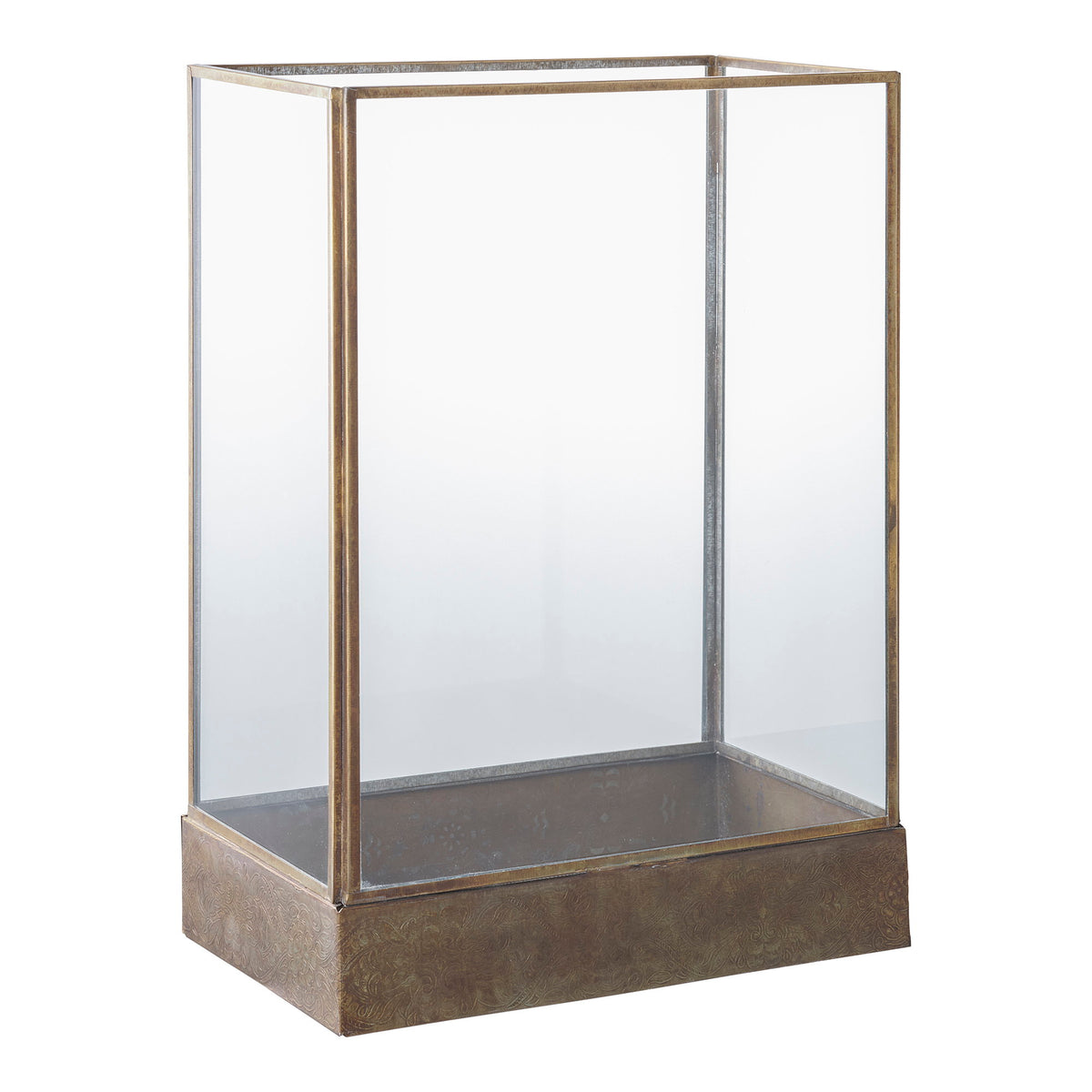 Loke Laterne – Metall/Glas Antikmessing-Optik – Ansicht 2