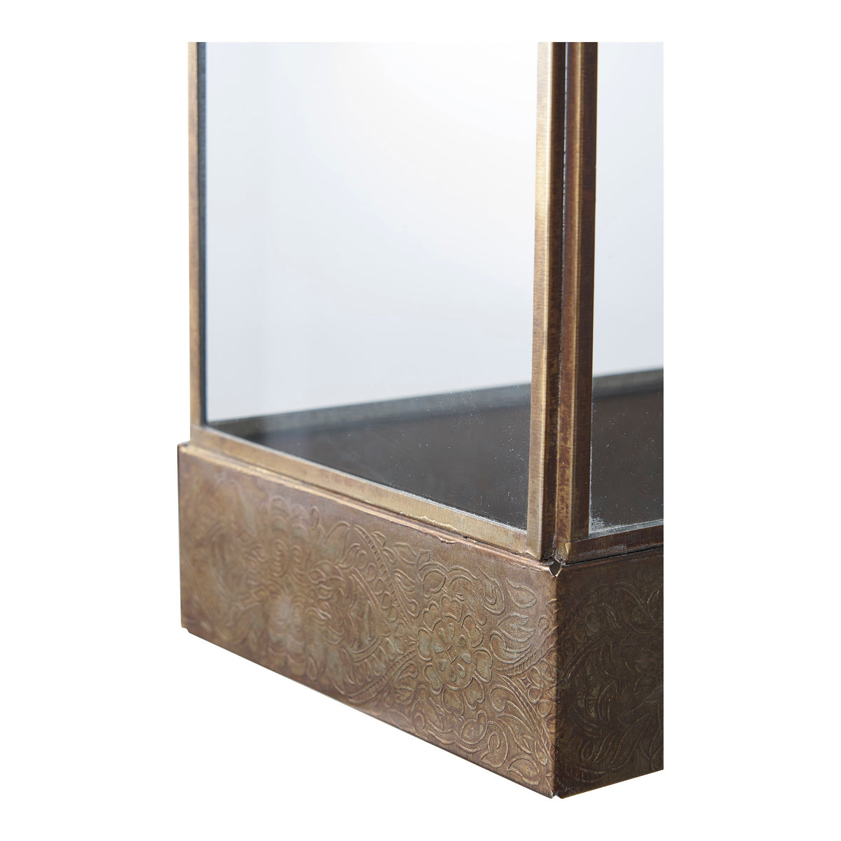 Loke Laterne – Metall/Glas Antikmessing-Optik – Ansicht 3