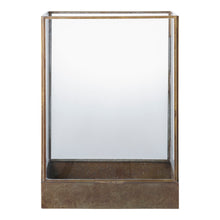 Loke Laterne – Metall/Glas Antikmessing-Optik von Luiva Living