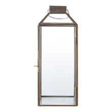 Penny Laterne – Metall/Glas Antikmessing-Optik von Luiva Living