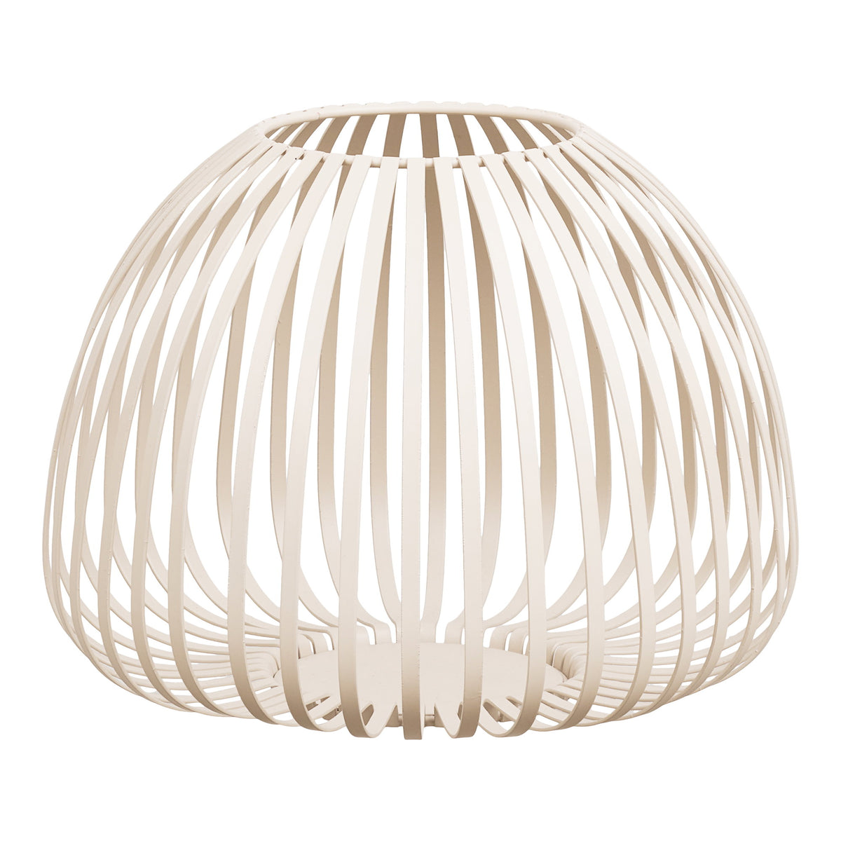 Luca Laterne – Metall Beige, ø 25 × 19 cm von Luiva Living