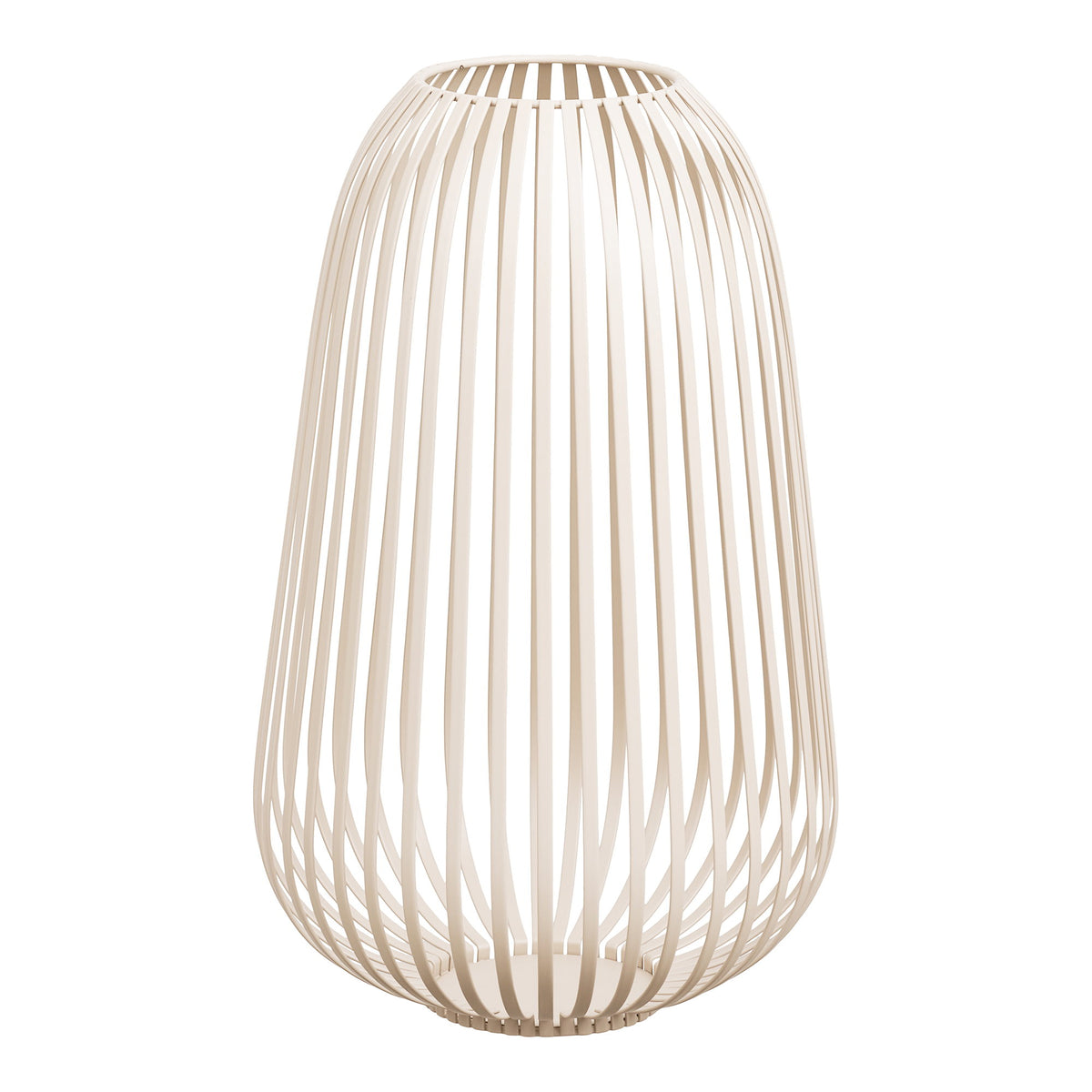 Luca Laterne – Metall Beige, ø 24,5 × 40 cm von Luiva Living