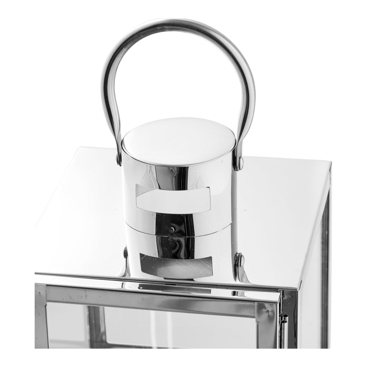 Marta Laterne 3er-Set – Glas/Metall Silberoptik – Ansicht 4