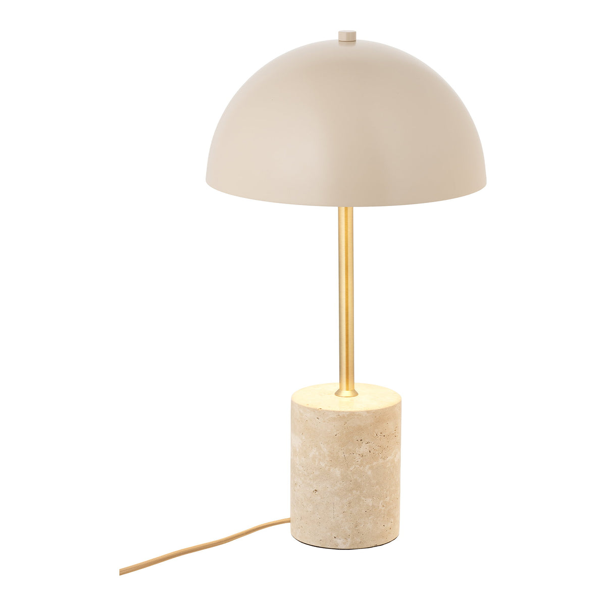 Ari Tischleuchte – Marmor/Metall Beige – Ansicht 2